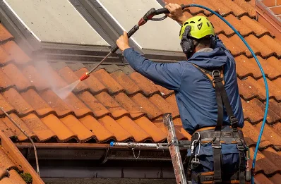 Démoussage et hydrofuge de toiture à Vulaines